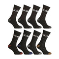 8 Pack Mens Cotton Ultimate Work Socks for Safety Boots