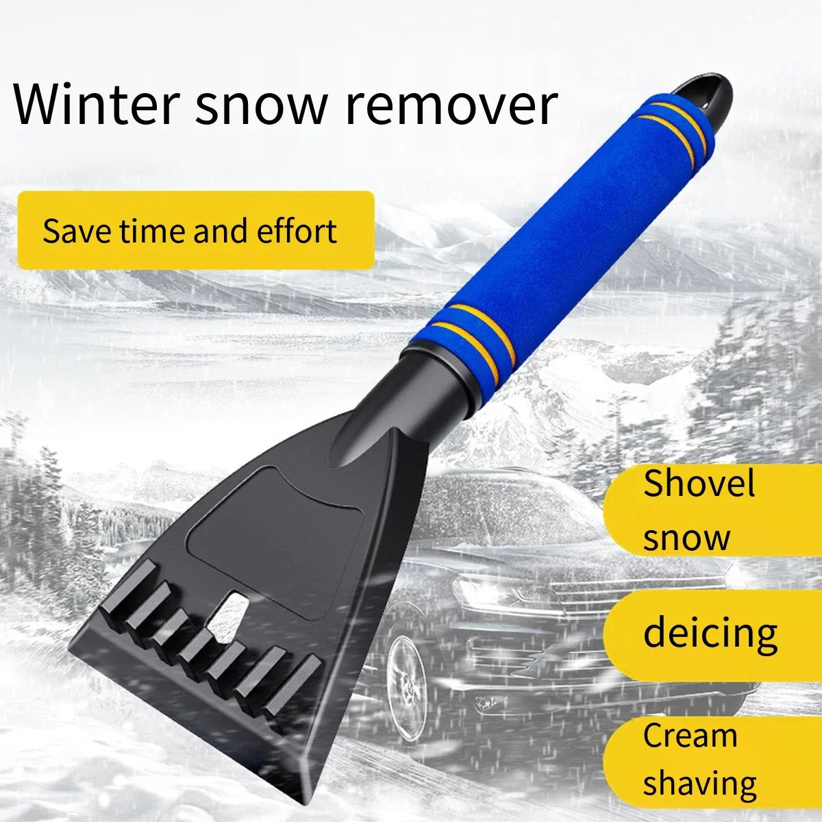 Car Snow Scraper & Defrost Tool