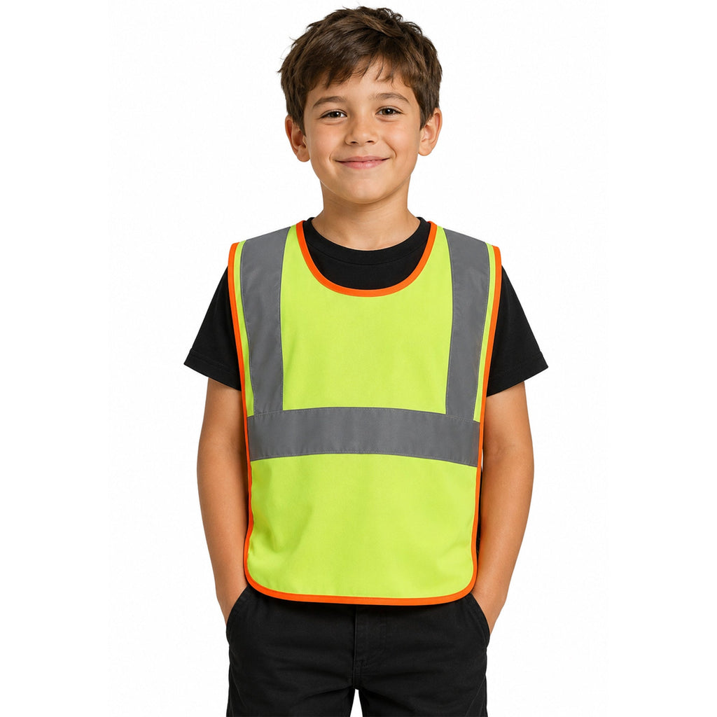 Unisex Kids Regatta Hi-Vis Pro Junior Tabard - Fluorescent Yellow