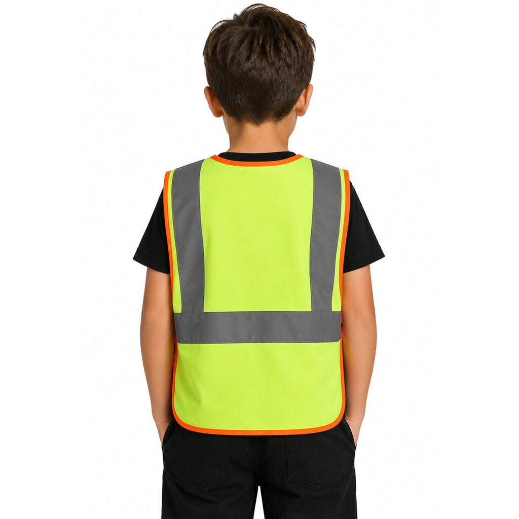 Unisex Kids Regatta Hi-Vis Pro Junior Tabard - Fluorescent Yellow